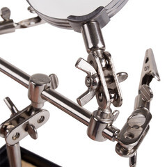 Держатель Rexant Третья рука с лупой х2.5 (12-0252) - фото 9