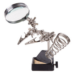 Изображение товара Держатель Rexant Третья рука с лупой х2.5 (12-0252)