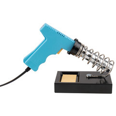 Паяльник-пистолет электрический Rexant 30/70 Вт 230 В с подставкой и оловоотсосом (12-0164) - фото 8