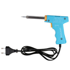 Паяльник-пистолет электрический Rexant 30/70 Вт 230 В с подставкой и оловоотсосом (12-0164) - фото 3