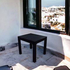 Стол разборный пластиковый Adrianoplast графит 395х480х75 мм прямоугольный (Р6059ГР) - фото 3