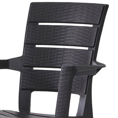 Кресло пластиковое Heniver Anders шоколад 560х440х890 мм (SPC-010) - фото 3