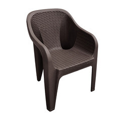 Кресло пластиковое Heniver Roma шоколад 560х600х768 мм (SPC-050) - фото 1