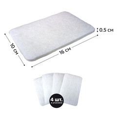 Набор ковриков для выращивания микрозелени 160х100х5 мм Garden Show (4 шт.) - фото 4