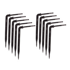 Капельница угловая 1/8 для систем полива Garden Show пластиковая (466790)