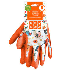 Изображение товара Перчатки полиэстеровые с латексным обливом Garden Show 266327 9 (L)