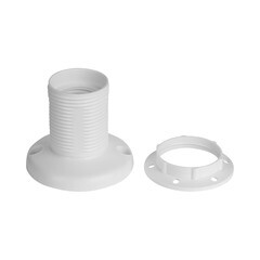 Изображение товара Патрон для лампы Е27 Duwi ПВХ 60 Вт IP20 потолочный белый (24541 4)