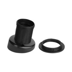 Изображение товара Патрон для лампы Е27 Duwi ПВХ 60 Вт IP20 потолочный черный (24542 1)