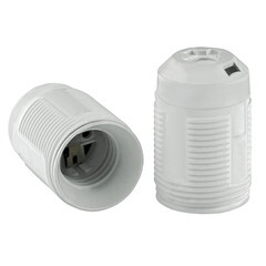 Изображение товара Патрон для лампы Е27 Duwi ПВХ 60 Вт IP20 подвесной белый (24528 5)