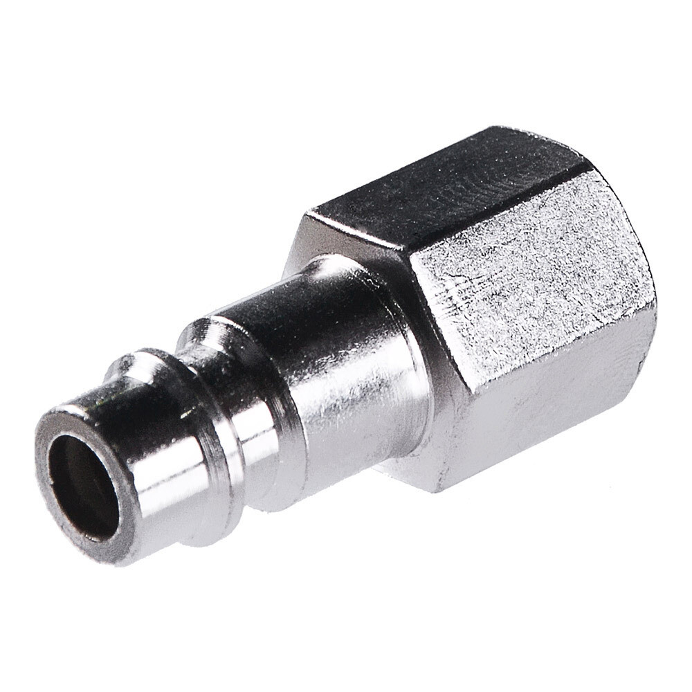 Изображение товара Штуцер Fubag для соединения 1/4 ВР быстросъемный из стали с никелированным покрытием