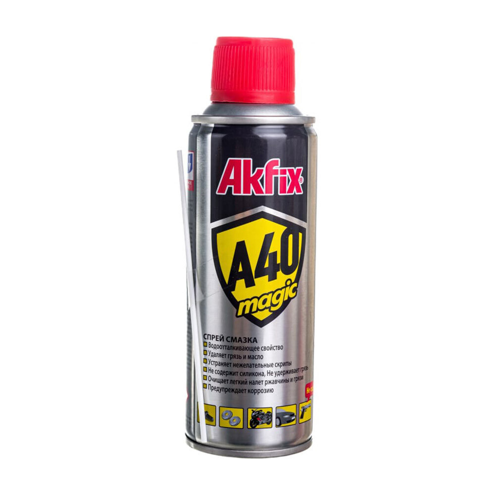 Изображение товара Смазка Akfix A-40 аэрозоль 200 мл для защиты от коррозии