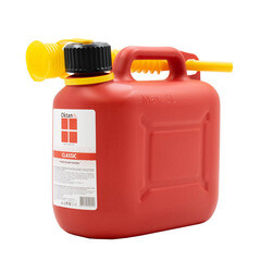 Канистра для технических жидкостей Oktan 5 л пластиковая красная - фото 1