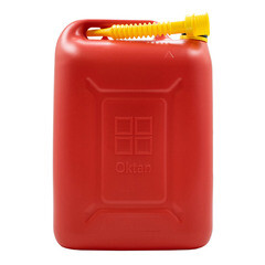 Канистра для технических жидкостей Oktan 25 л пластиковая красная - фото 3