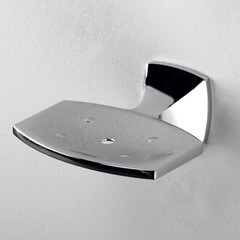 Мыльница для ванной WasserKraft Wern K-2500 с держателем металл хром (K-2569) - фото 2