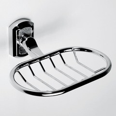 Мыльница для ванной WasserKraft Oder K-3000 с держателем металл хром (K-3069) - фото 2