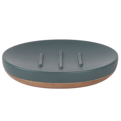 Изображение товара Мыльница для ванной WasserKraft K-3300 настольная полирезин серо-коричневая (K-3329)