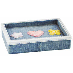 Мыльница для ванной WasserKraft K-3400 настольная полирезин синяя/белая (K-3429) - фото 1