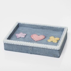 Мыльница для ванной WasserKraft K-3400 настольная полирезин синяя/белая (K-3429) - фото 2