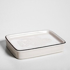 Мыльница для ванной WasserKraft K-5700 настольная фарфор белая (K-5729) - фото 2