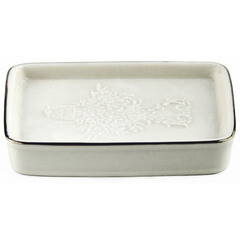 Мыльница для ванной WasserKraft K-5700 настольная фарфор белая (K-5729) - фото 1