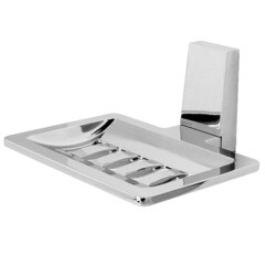 Изображение товара Мыльница для ванной WasserKraft Lopau K-6000 с держателем металл хром (K-6069)