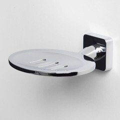 Мыльница для ванной WasserKraft Lippe K-6500 с держателем металл хром (K-6569) - фото 2