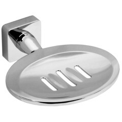 Мыльница для ванной WasserKraft Lippe K-6500 с держателем металл хром (K-6569) - фото 1
