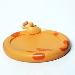 Мыльница для ванной WasserKraft K-8100 настольная полирезин оранжевая/желтая (K-8129) - фото 2