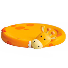 Мыльница для ванной WasserKraft K-8100 настольная полирезин оранжевая/желтая (K-8129) - фото 1