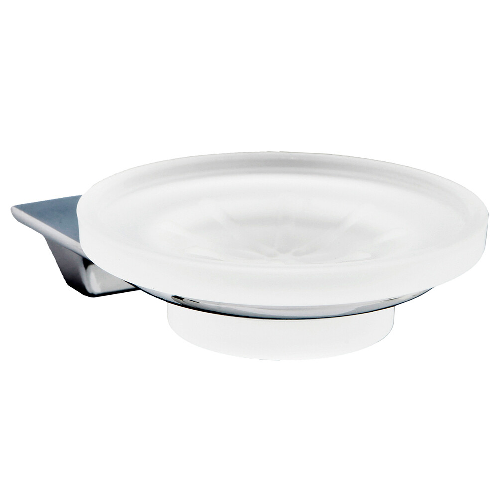 Изображение товара Мыльница WasserKraft Kammel K-8300 из стекла и металла, хром, подвесная