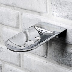 Мыльница для ванной WasserKraft Kammel K-8300 с держателем металл хром (K-8369) - фото 2