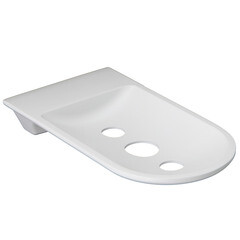 Изображение товара Мыльница для ванной WasserKraft Kammel K-8300White с держателем металл белая (K-8369W)