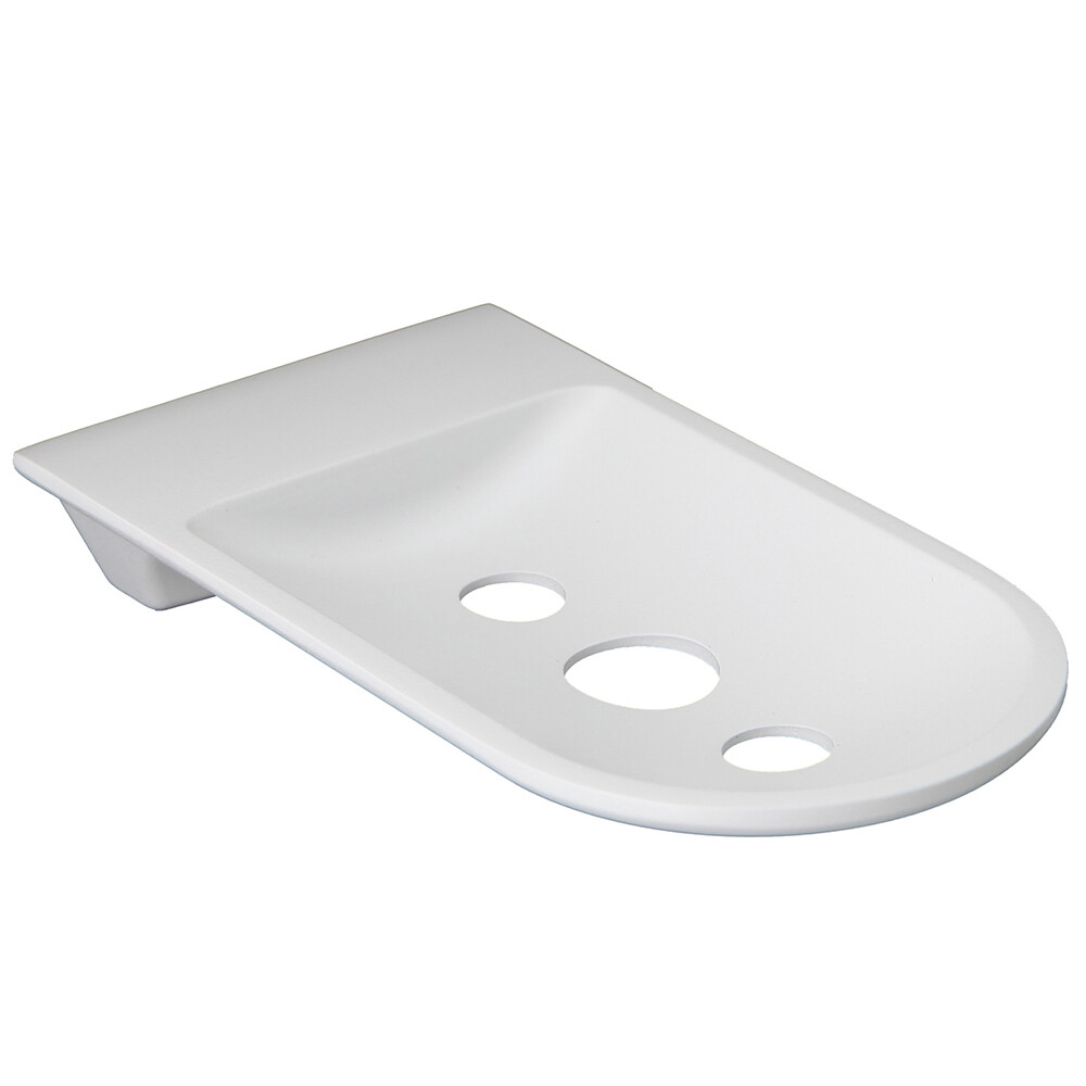 Изображение товара Мыльница WasserKraft Kammel K-8300White с держателем металл белая под монтаж