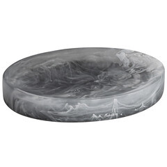 Изображение товара Мыльница для ванной WasserKraft K-1900 настольная полирезин черно-белая (K-1929)