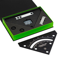 Транспортир GlobalTools 370 мм анодированный алюминий Triangle SM - фото 4