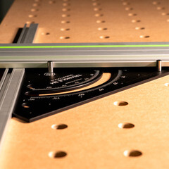 Транспортир GlobalTools 370 мм анодированный алюминий Triangle SM - фото 3