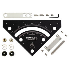 Транспортир GlobalTools 370 мм анодированный алюминий Triangle SM - фото 1