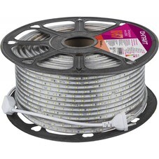 Лента светодиодная Онлайт SMD 2835 OLS-2835СW60 (80924) 6000К 4,8 Вт 220 В IP67 50 м