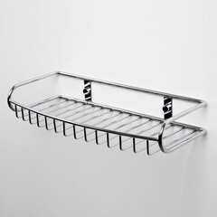 Полка для ванной WasserKraft 130х300х50 мм металл хром (K-1411) - фото 3