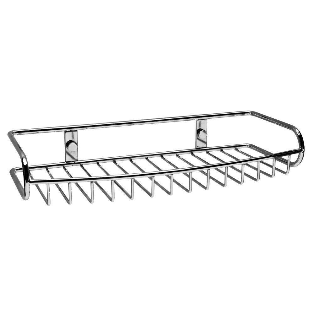 Изображение товара Полка для ванной WasserKraft 130х300х50 мм из нержавеющей стали с хромовым покрытием