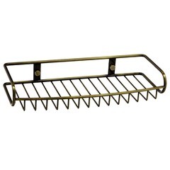 Полка для ванной WasserKraft Exter 130х300х50 мм металл бронза (K-1611) - фото 1