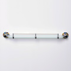 Полка для ванной WasserKraft Diemel K-2200 117х610х60 мм стекло/металл хром (K-2244) - фото 2