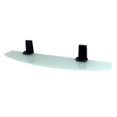 Изображение товара Полка для ванной WasserKraft Abens K-3200 125х500х78 мм стекло/металл черная (K-3224)