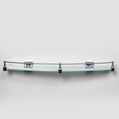 Полка для ванной WasserKraft Dill K-3900 132х500х42 мм стекло/металл хром (K-3944) - фото 4