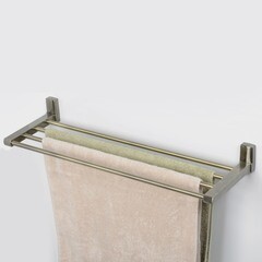 Полка для ванной WasserKraft Exter K-5200 200х635х70 мм металл бронза (K-5211) - фото 3