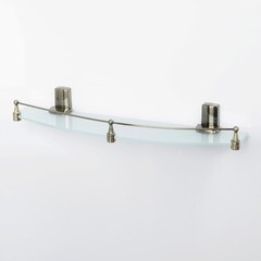 Полка для ванной WasserKraft Exter K-5200 125х500х70 мм стекло/металл бронза (K-5244) - фото 4