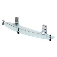 Изображение товара Полка для ванной WasserKraft Lopau K-6000 125х500х70 мм стекло/металл хром (K-6044)