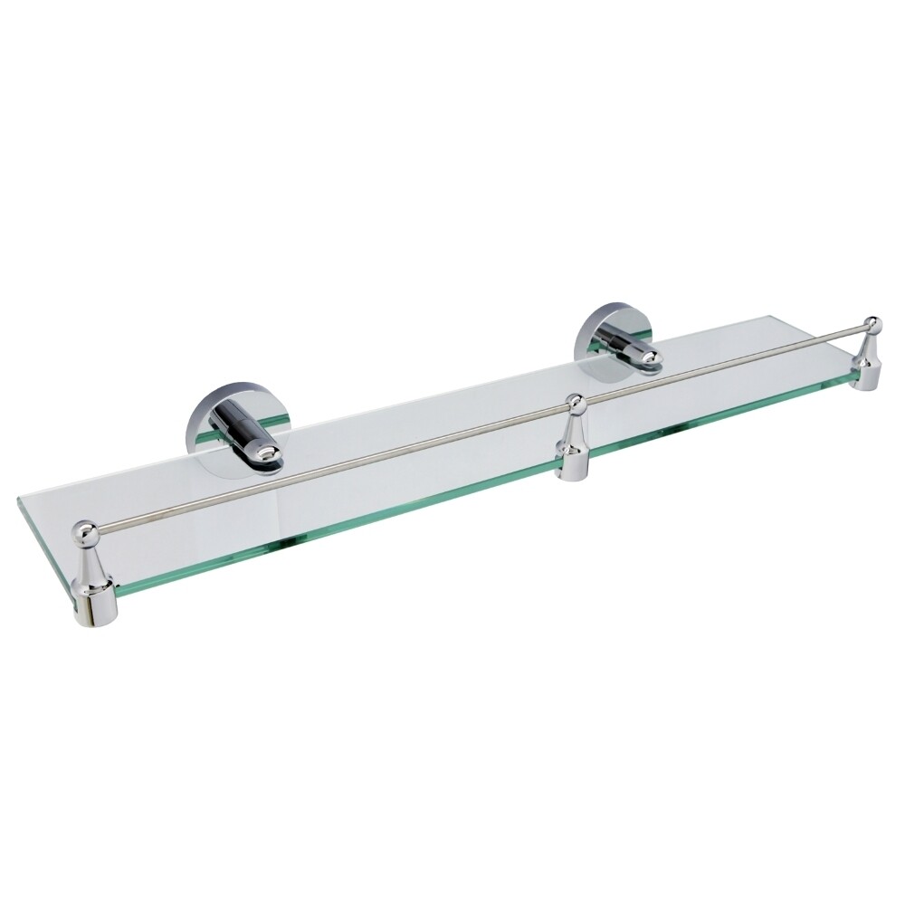 Изображение товара Полка для ванной WasserKraft Rhein K-6200, хром, стекло и металл, 125х50 см