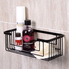 Полка для ванной WasserKraft Elbe 133х275х100 мм металл черная (K-711B) - фото 3