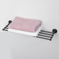 Полка для ванной WasserKraft Isar K-7300 200х650х60 мм металл бронза (K-7311) - фото 3